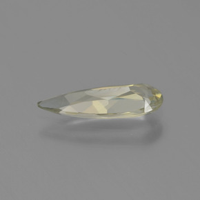 Diásporo con Cambio de Color Amarillo claro natural de 0.87 ct, En forma de pera, VVS-VS