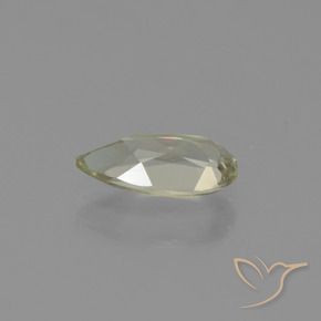 Diásporo con Cambio de Color Amarillo claro natural de 0.71 ct, En forma de pera, VVS
