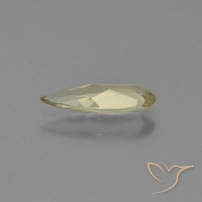 Diásporo con Cambio de Color Amarillo pálido natural de 0.62 ct, En forma de pera, VVS