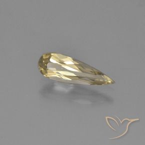 Diásporo con Cambio de Color Amarillo terroso natural de 1.03 ct, En forma de pera, VVS-VS