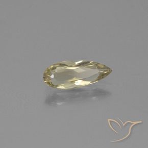 Diásporo con Cambio de Color Beige amarillo natural de 0.84 ct, En forma de pera, VVS-VS