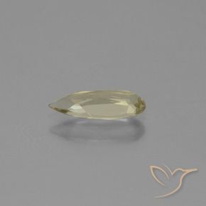 Diásporo con Cambio de Color Beige amarillo natural de 0.84 ct, En forma de pera, VVS-VS