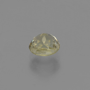 Diásporo con Cambio de Color Amarillo pálido natural de 0.86 ct, Corte Redondo, VS