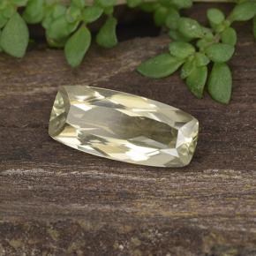 Diasporo con cambio de color amarillo natural de 1,35 ct, corte cojín, VVS