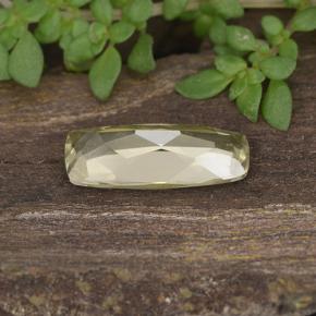 Diasporo con cambio de color amarillo natural de 1,35 ct, corte cojín, VVS