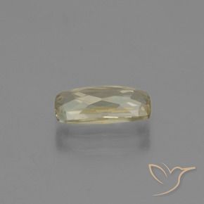 Diásporo con Cambio de Color Amarillo suave natural de 1.30 ct, Forma Cojín, VVS