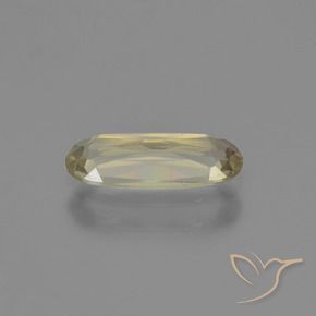 Diásporo con Cambio de Color Amarillo cálido natural de 0.87 ct, Ovalada, VS