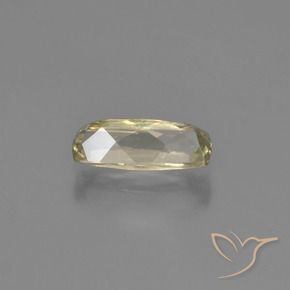 Diásporo con Cambio de Color Amarillo muy pálido natural de 0.93 ct, Forma Cojín, VS