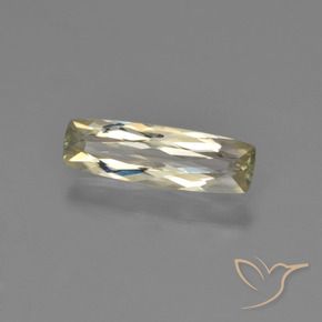 Diásporo con Cambio de Color Amarillo muy claro natural de 0.87 ct, Forma Cojín, VS