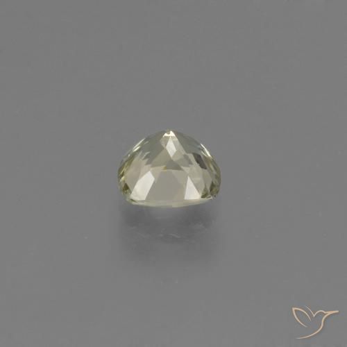 Diásporo con Cambio de Color Amarillo dorado muy claro natural de 0.80 ct, Forma Cojín, VVS-VS