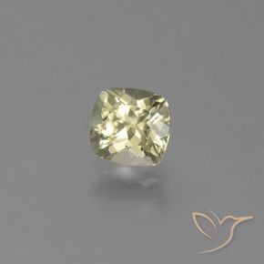 Diásporo con Cambio de Color Amarillo claro natural de 0.87 ct, Forma Cojín, VVS-VS