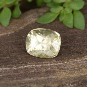Diasporo con cambio de color amarillo natural de 0,54 ct, corte cojín, VVS