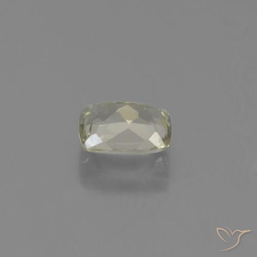 Diásporo con Cambio de Color Amarillo claro natural de 0.63 ct, Forma Cojín, VVS-VS
