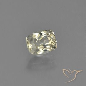 Diásporo con Cambio de Color Amarillo pálido natural de 0.75 ct, Forma Cojín, VVS-VS