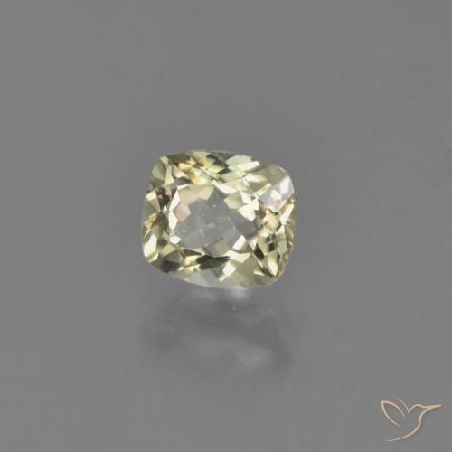 Diásporo con Cambio de Color Amarillo claro natural de 0.76 ct, Forma Cojín, VVS-VS