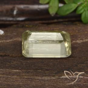 Diásporo con Cambio de Color Amarillo muy claro natural de 1.59 ct, Corte Octágono / Esmeralda, VS-SI