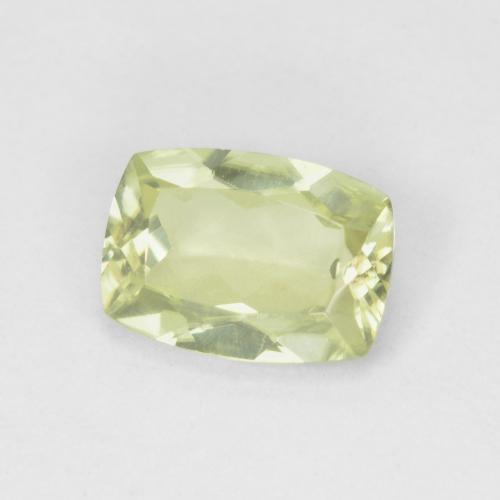 Diasporo con cambio de color amarillo natural de 0,96 ct, corte cojín, VVS-VS