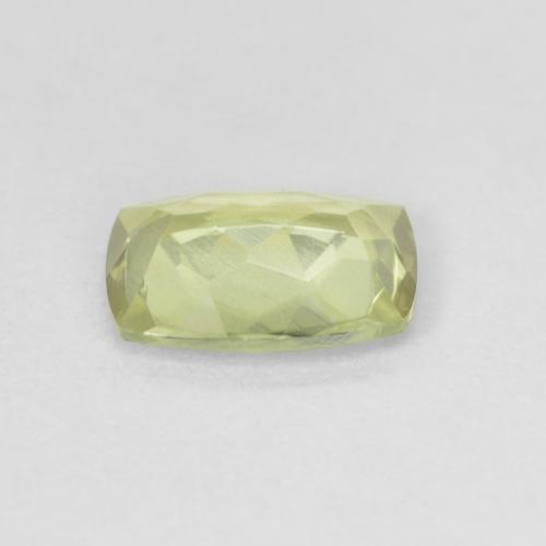 Diasporo con cambio de color amarillo natural de 0,96 ct, corte cojín, VVS-VS