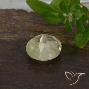 Diásporo con Cambio de Color Amarillo claro natural de 0.64 ct, Redondo, VVS-VS