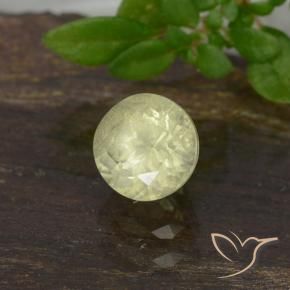 Diásporo con Cambio de Color Amarillo claro natural de 0.63 ct, Redondo, VS-SI