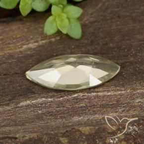 Diásporo con Cambio de Color Amarillo claro natural de 0.78 ct, Marquesa, VVS-VS