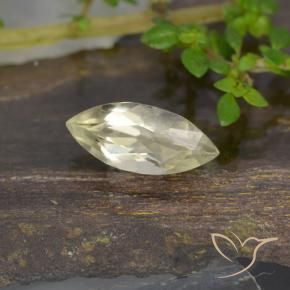 Diásporo con Cambio de Color Amarillo muy pálido natural de 0.85 ct, Marquesa, VVS-VS