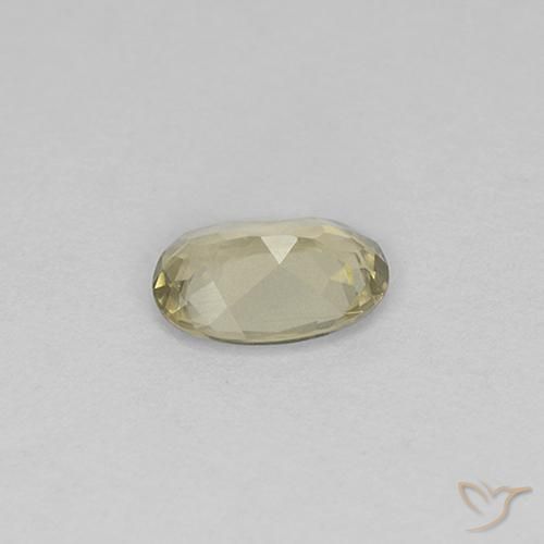 Diásporo con Cambio de Color Amarillo claro natural de 0.61 ct, Ovalada, VS