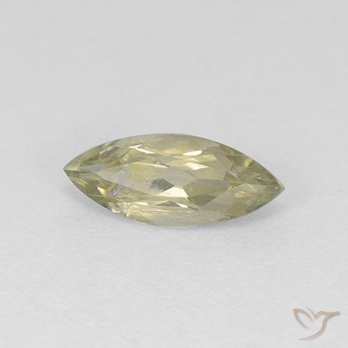 Diásporo con Cambio de Color Amarillo claro natural de 0.83 ct, Marquesa, VS