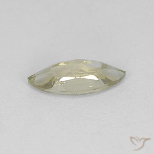 Diásporo con Cambio de Color Amarillo claro natural de 0.83 ct, Marquesa, VS