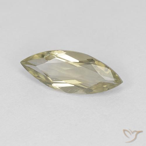 Diásporo con Cambio de Color Amarillo claro natural de 0.90 ct, Marquesa, VVS-VS