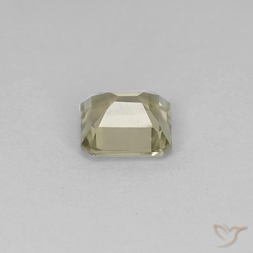 Diásporo con Cambio de Color Amarillo claro natural de 0.86 ct, Corte Octágono / Esmeralda, VS