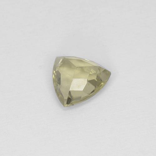 Diasporo con cambio de color amarillo natural de 0,70 ct, trillón, VS