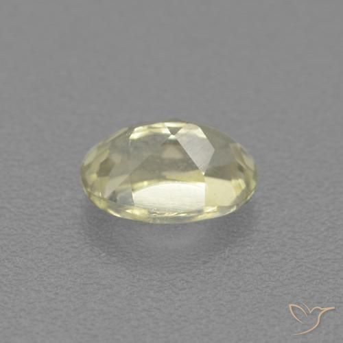 Diásporo con Cambio de Color Amarillo claro natural de 0.64 ct, Ovalada, VS
