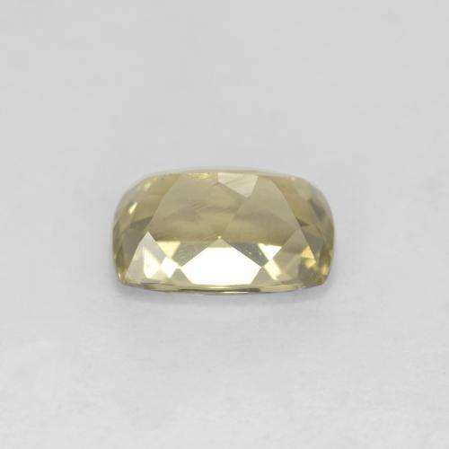Diásporo con Cambio de Color Amarillo claro natural de 0.89 ct, Corte Cojín, VS