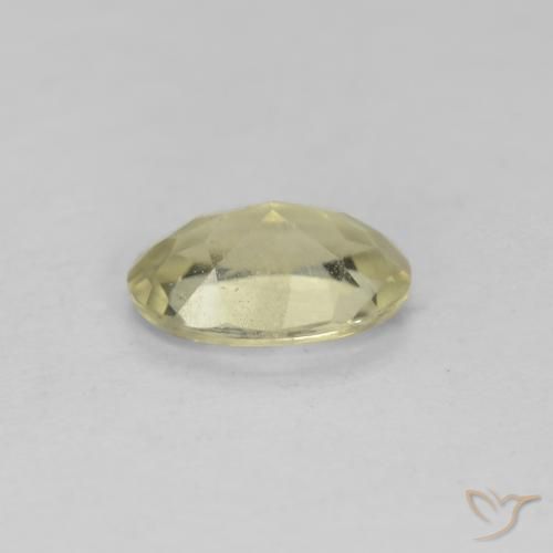 Diásporo con Cambio de Color Amarillo claro natural de 0.67 ct, Ovalada, VS