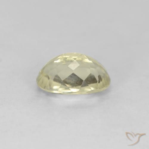Diásporo con Cambio de Color Amarillo claro natural de 0.78 ct, Ovalada, VS