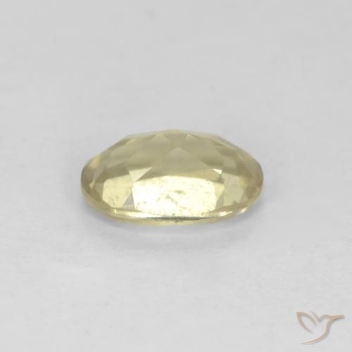 Diásporo con Cambio de Color Amarillo claro natural de 0.57 ct, Ovalada, VS