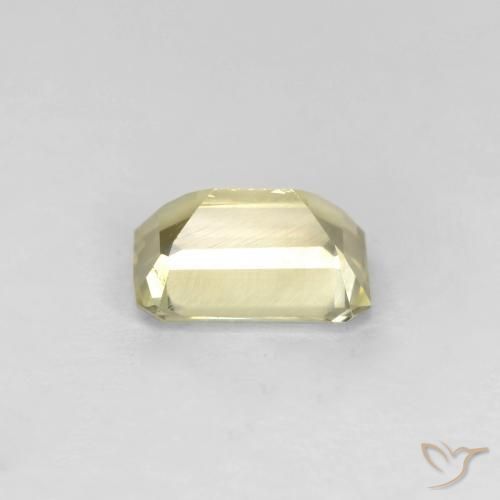 Diásporo con Cambio de Color Beige amarillo natural de 0.73 ct, Corte Octágono / Esmeralda, VS