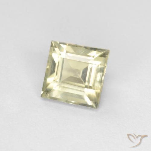 Diásporo con Cambio de Color Beige amarillo natural de 0.89 ct, Cuadrado, VS