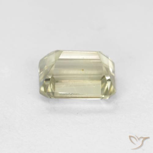 Diásporo con Cambio de Color Amarillo claro natural de 1.16 ct, Corte Octágono / Esmeralda, VS