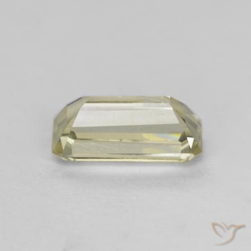 Diásporo con Cambio de Color Amarillo medio natural de 0.76 ct, Corte Octágono / Esmeralda, VS