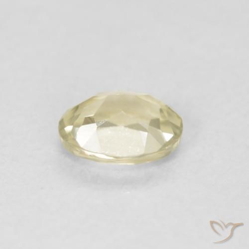 Diásporo con Cambio de Color Amarillo claro natural de 0.32 ct, Ovalada, VVS