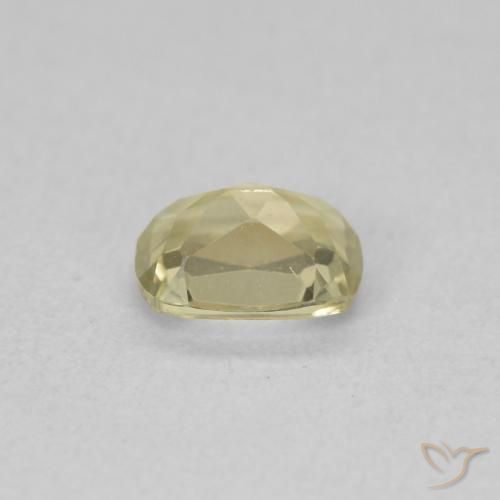 Diásporo con Cambio de Color Amarillo muy claro natural de 0.81 ct, Forma Cojín, VVS