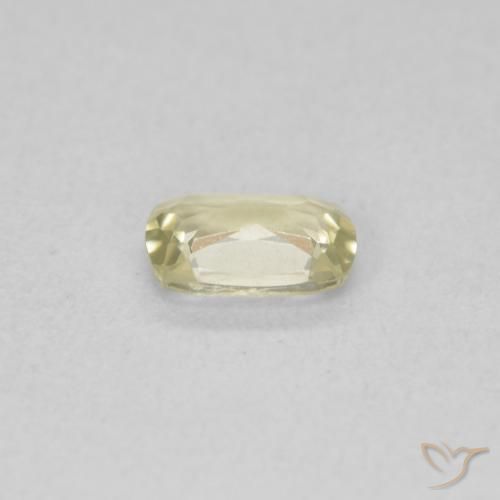 Diásporo con Cambio de Color Amarillo claro natural de 0.45 ct, Forma Cojín, VVS