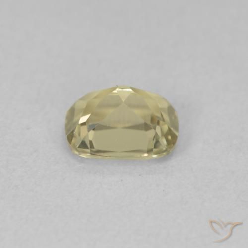 Diásporo con Cambio de Color Amarillo claro natural de 0.87 ct, Forma Cojín, VVS