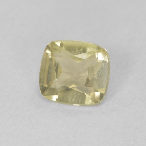 Diásporo con Cambio de Color Amarillo claro natural de 0.54 ct, Forma Cojín, VS