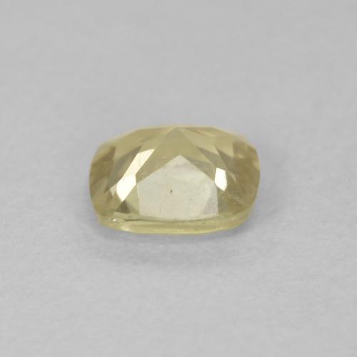 Diásporo con Cambio de Color Amarillo claro natural de 0.54 ct, Forma Cojín, VS