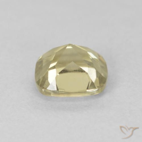 Diásporo con Cambio de Color Amarillo claro natural de 0.87 ct, Forma Cojín, VS