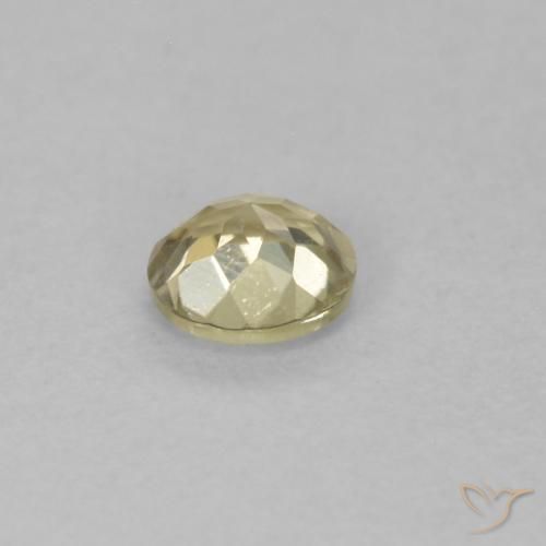 Diásporo con Cambio de Color Amarillo claro natural de 0.21 ct, Redondo, VVS-VS