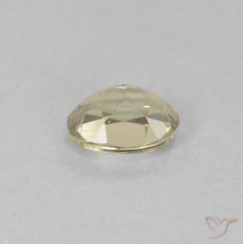 Diásporo con Cambio de Color Beige amarillo natural de 0.33 ct, Ovalada, VS